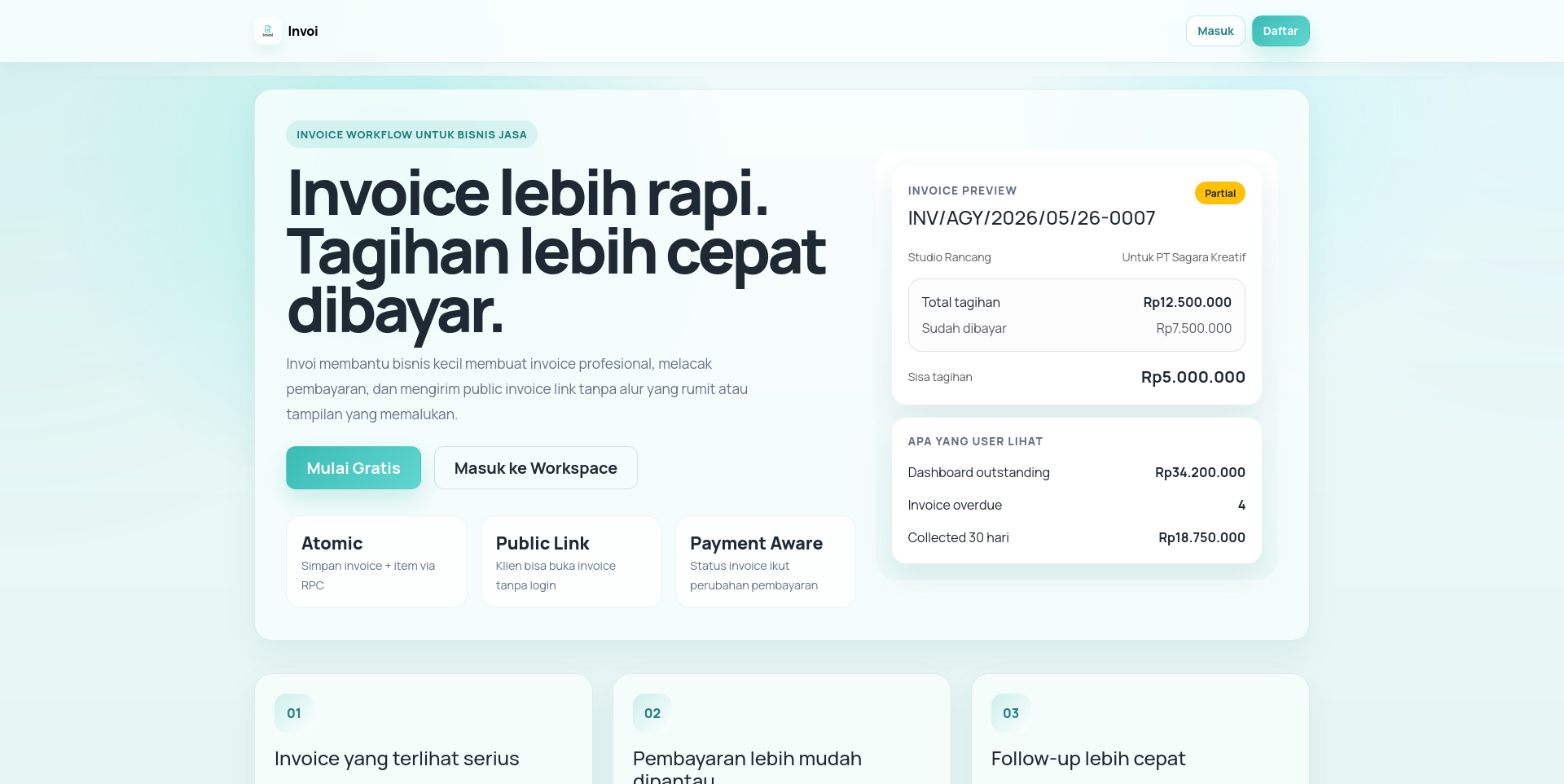 Invoi - Invoice lebih rapi